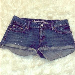 American eagle denim shorts